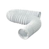 Details about   Air Duct Hose 4 Inch 10 Ft Flexible Aluminum Dryer Vent Hose with 2 Clamps Great 